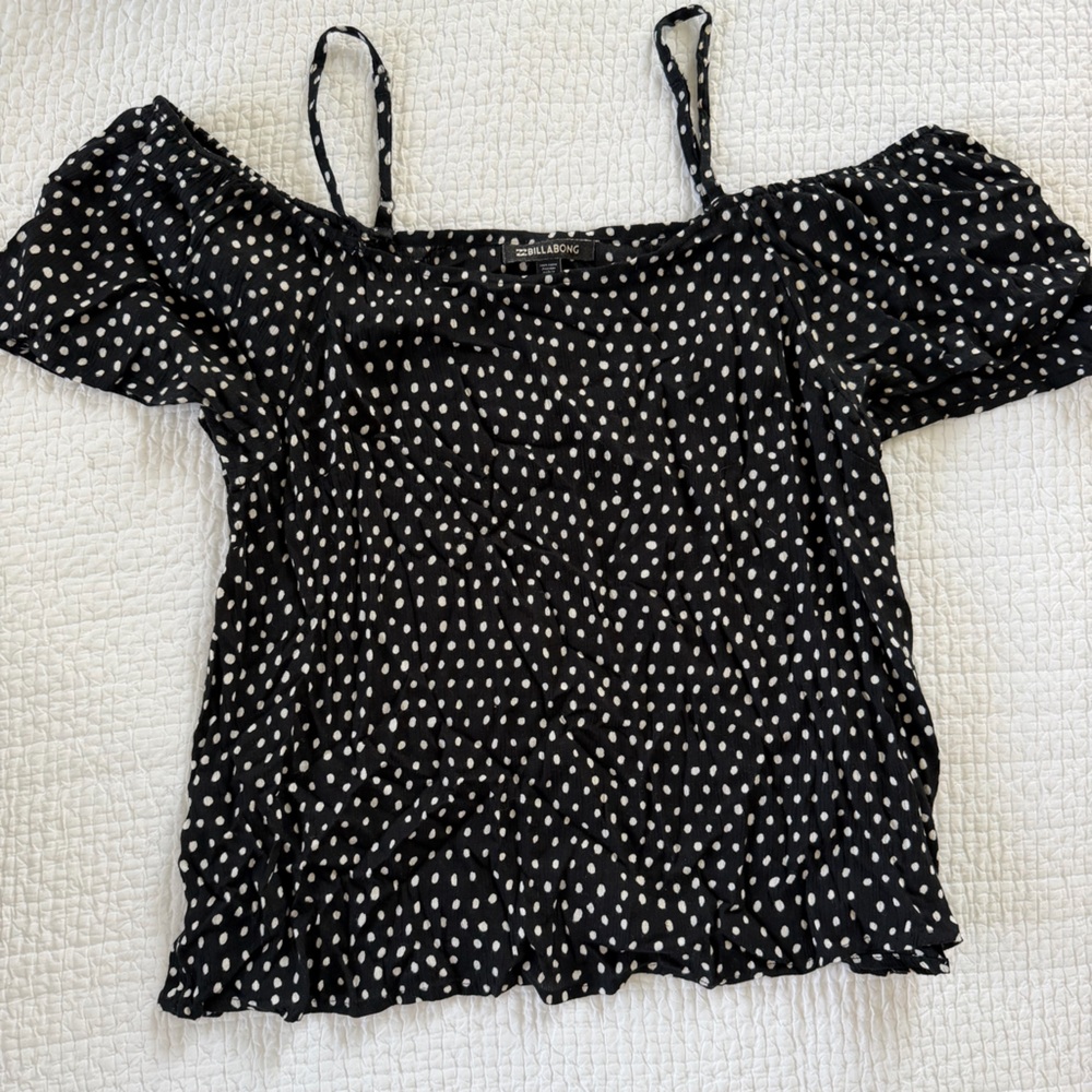 billabong off the shoulder top